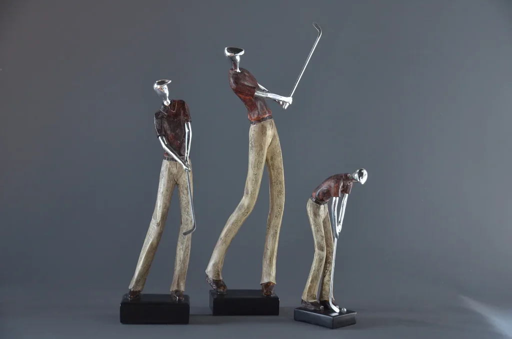 Neoclassical Golf Figure & Bookend